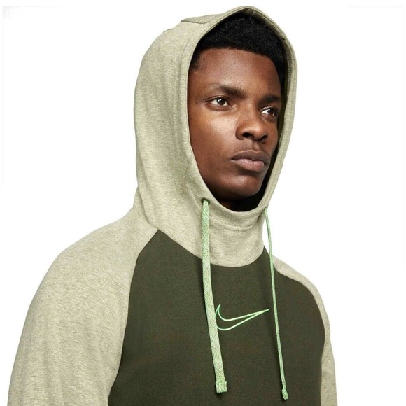 Nike Therma-Fit Training Hoodie Sweatshirt Green Mens Size XL X-Large DD2112-326 - Picture 3 of 6